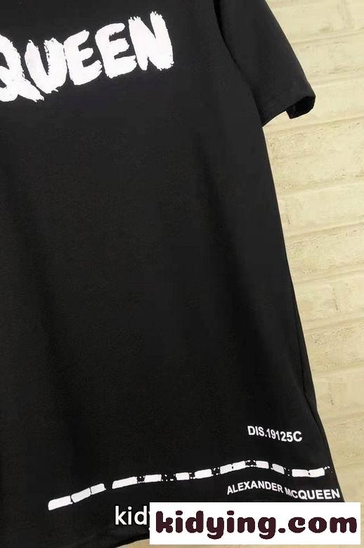 ゆったり 快適 カジュアル プリント アレキサンダー・マックイーン 半袖Tシャツ ゆったり 定番 クルーネック おしゃれ-6