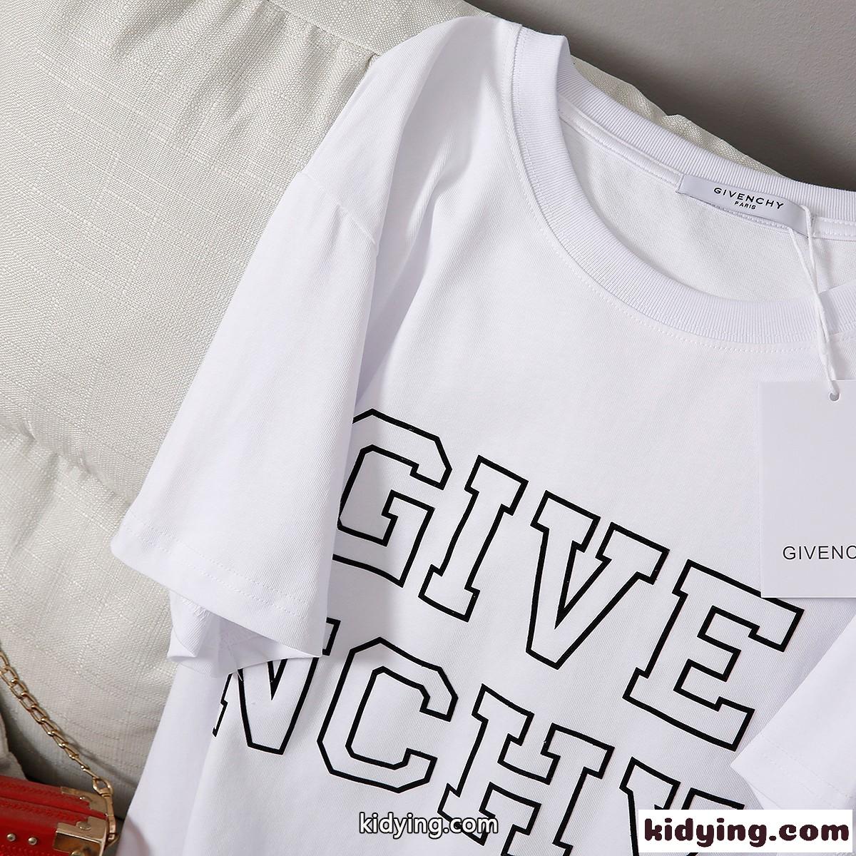 シンプル ロゴ プリント 3色あり ジバンシィ Tシャツ コピー コットン カジュアル おしゃれ トップス-3