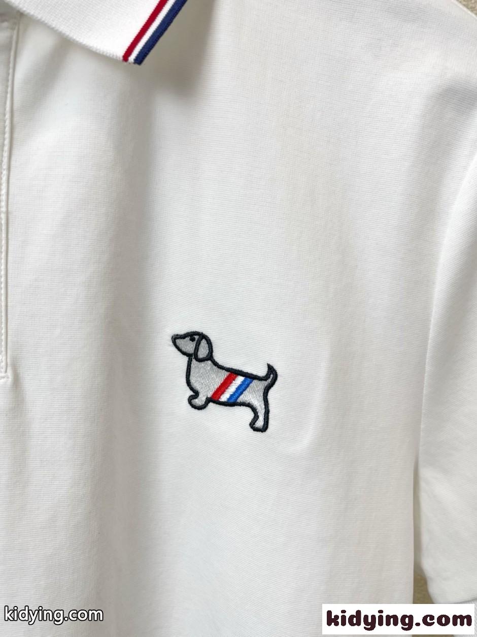 大人カジュアル ダックモチーフ トムブラウン Tシャツ 偽物 ポロシャツ-4