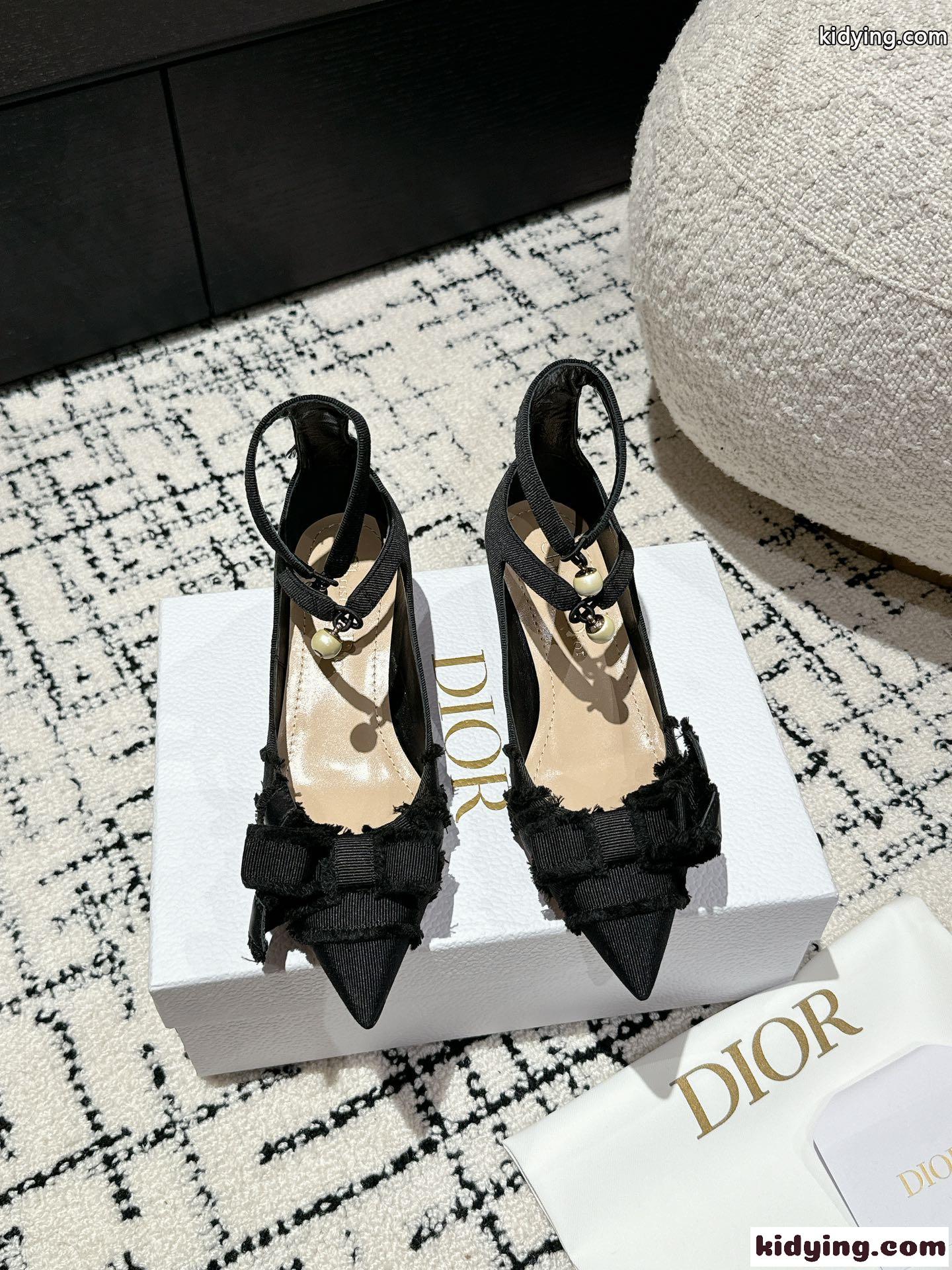 大人 可愛い Dior Adiorableパンプス クリスチャン・ディオール パンプス コピー ブラック-2