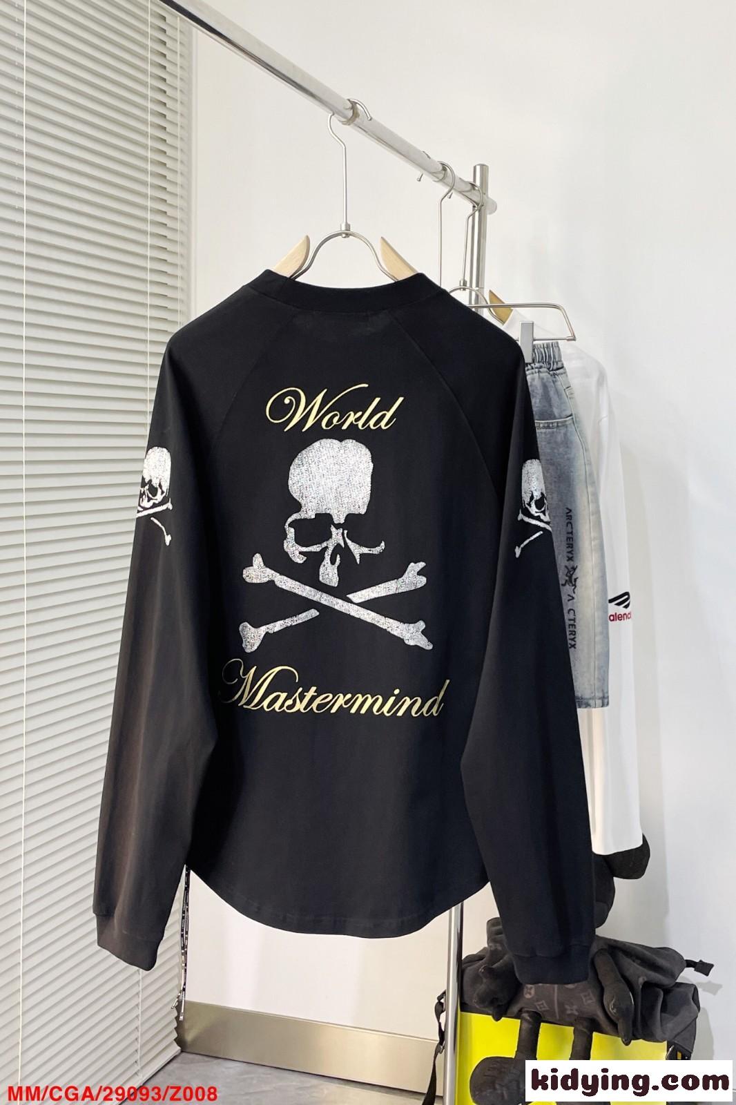 マスターマインド・ジャパン Tシャツ コピー ストリート系 オーバーサイズ クルーネック コットン-1
