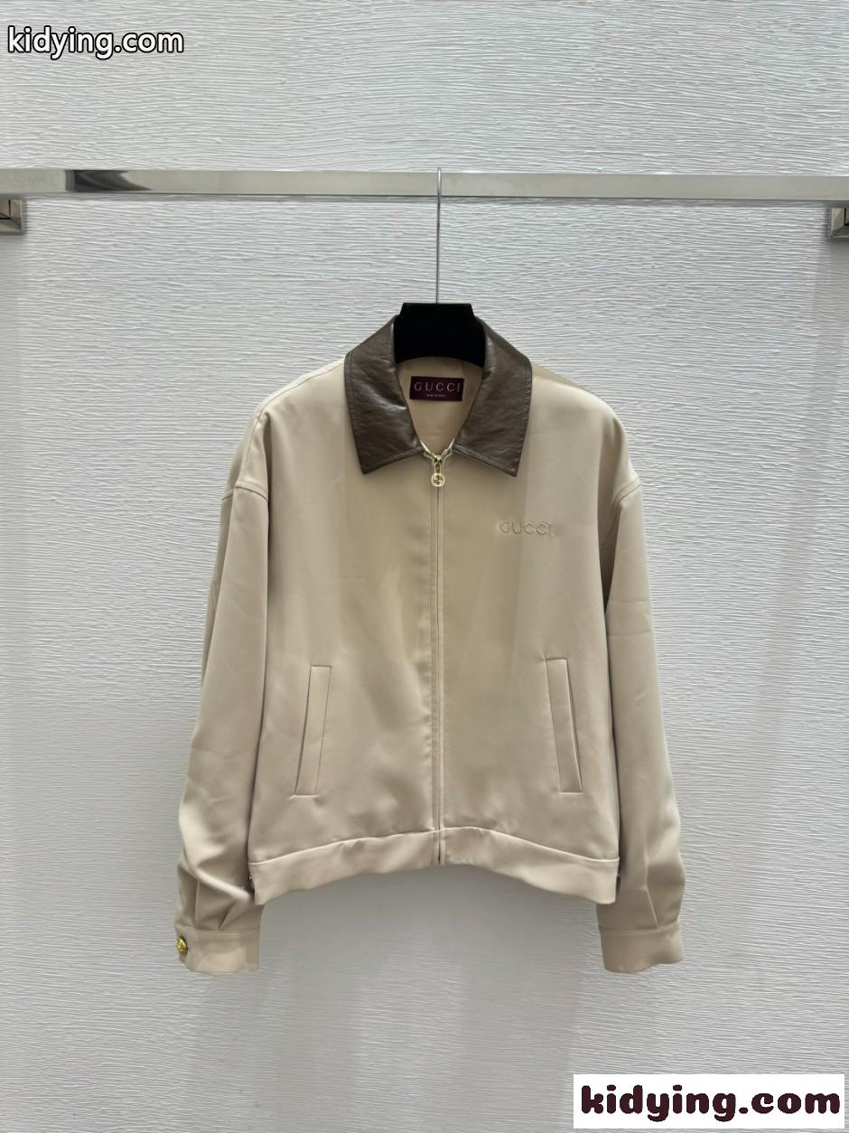 洗練された 切り替え グッチ ジャケット コピー ジップアップジャケット-0
