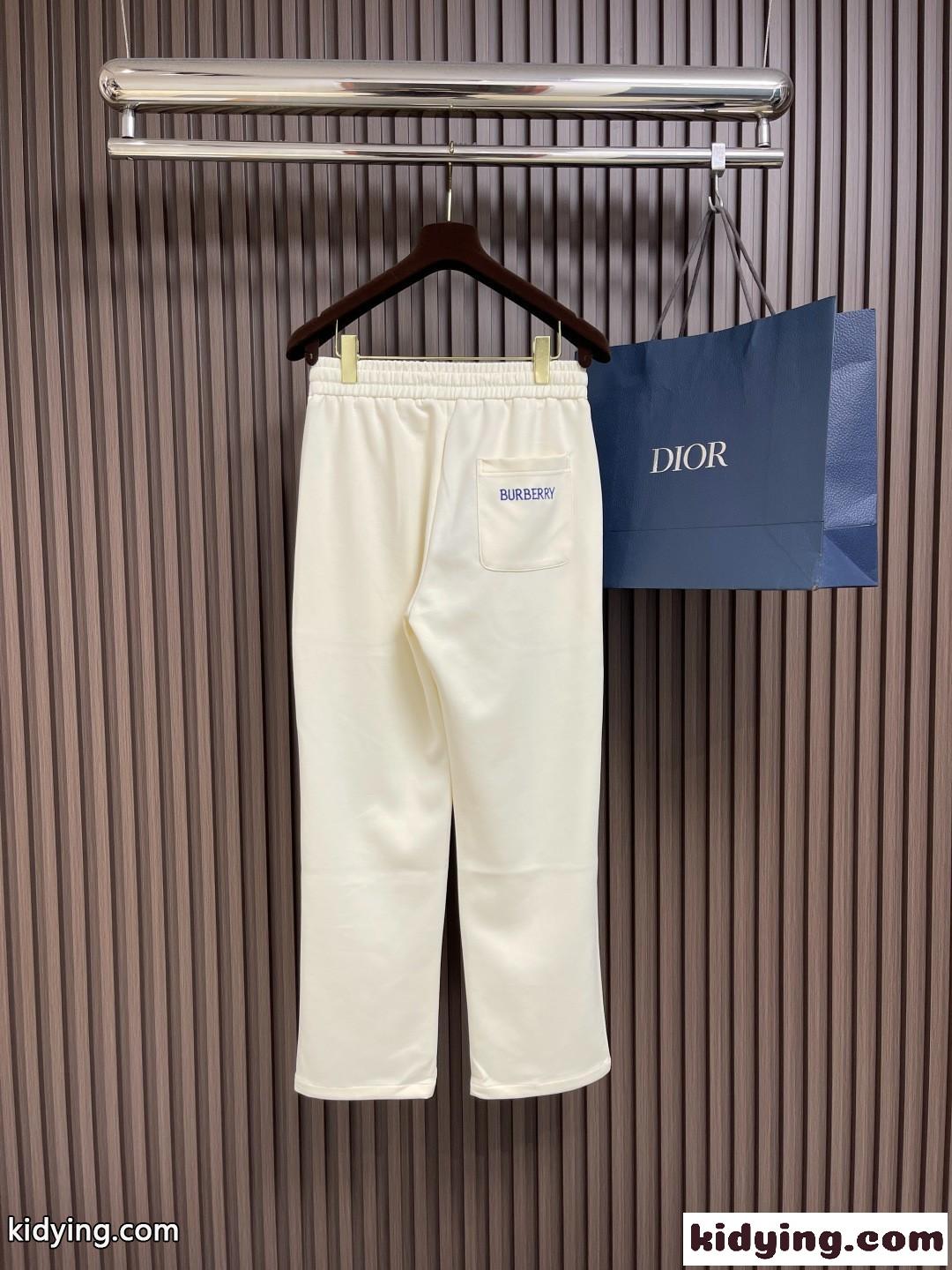カジュアル 刺繍入り スウェットパンツ バーバリー パンツ コピー 3色あり-2