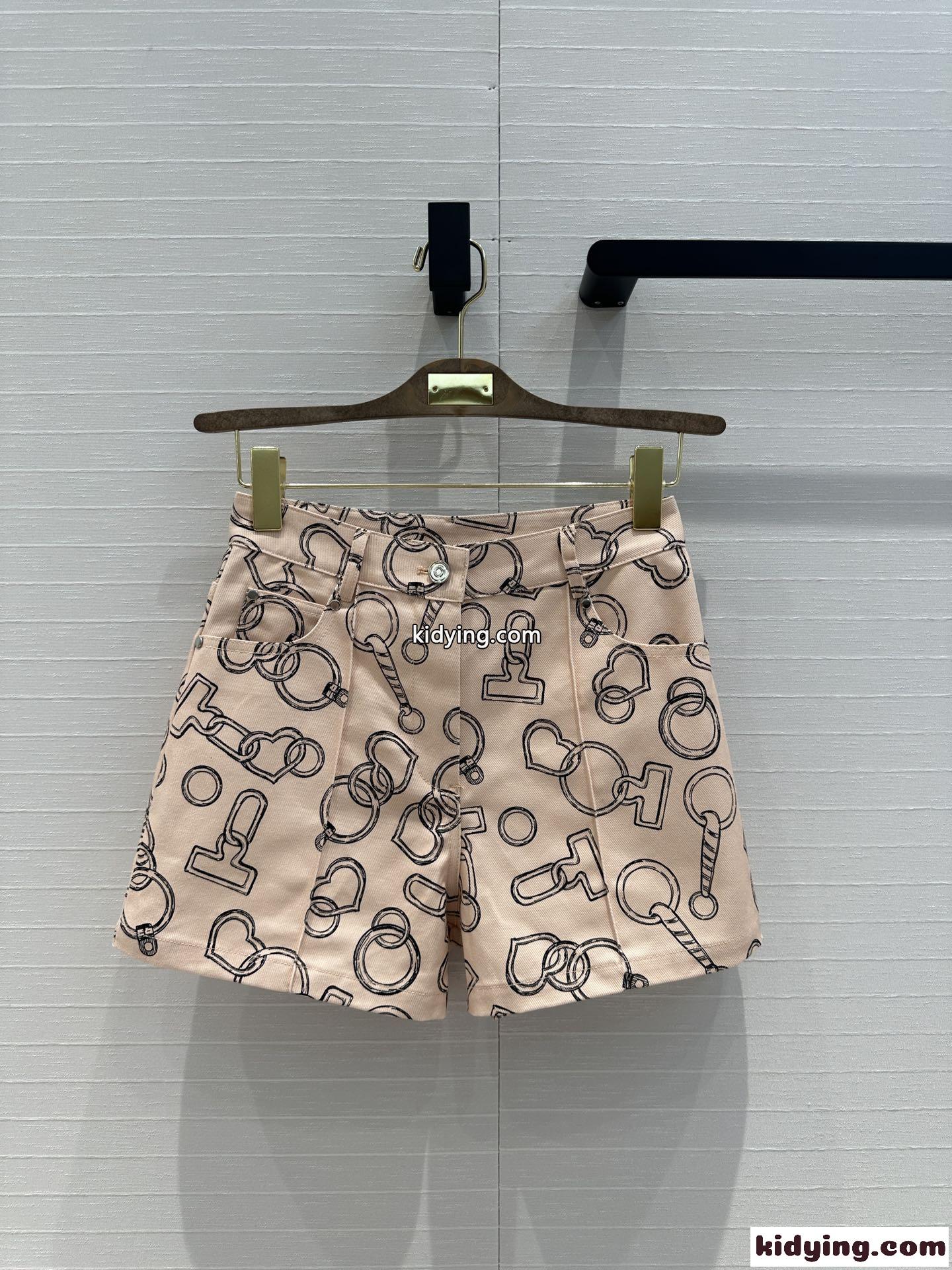 お洒落 エルメス パンツ コピー レディース デニム ショートパンツ-2
