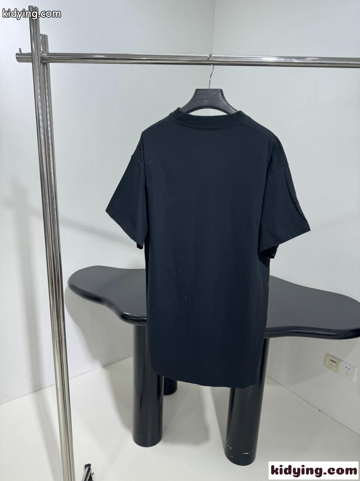 LOOP SPORTS ICON 半袖Tシャツ バレンシアガ Tシャツ コピー ブラック-1