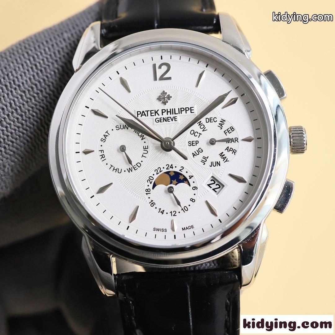クラシック 人気 パテック・フィリップ 時計 コピー ムーンフェイズ 42mm ウォッチ-0