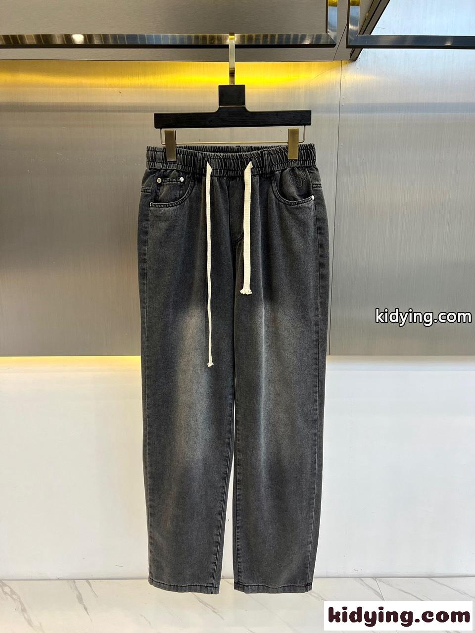 カジュアル リラックス デニムパンツ クロムハーツ ジーンズ コピー メンズ-2