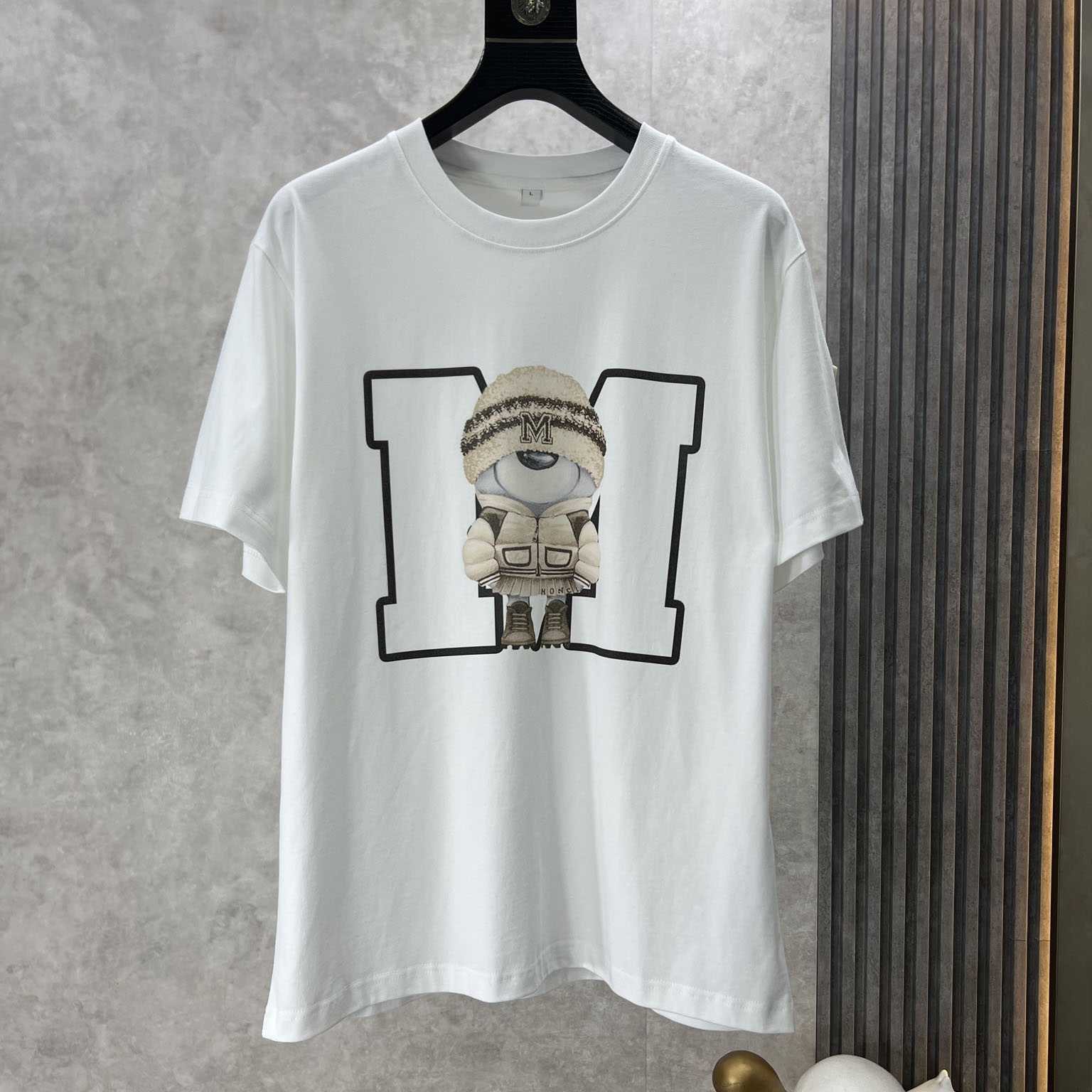 モンクレール Tシャツ コピー ロゴプリント 着心地抜群 クルーネック 半袖Tシャツ-0