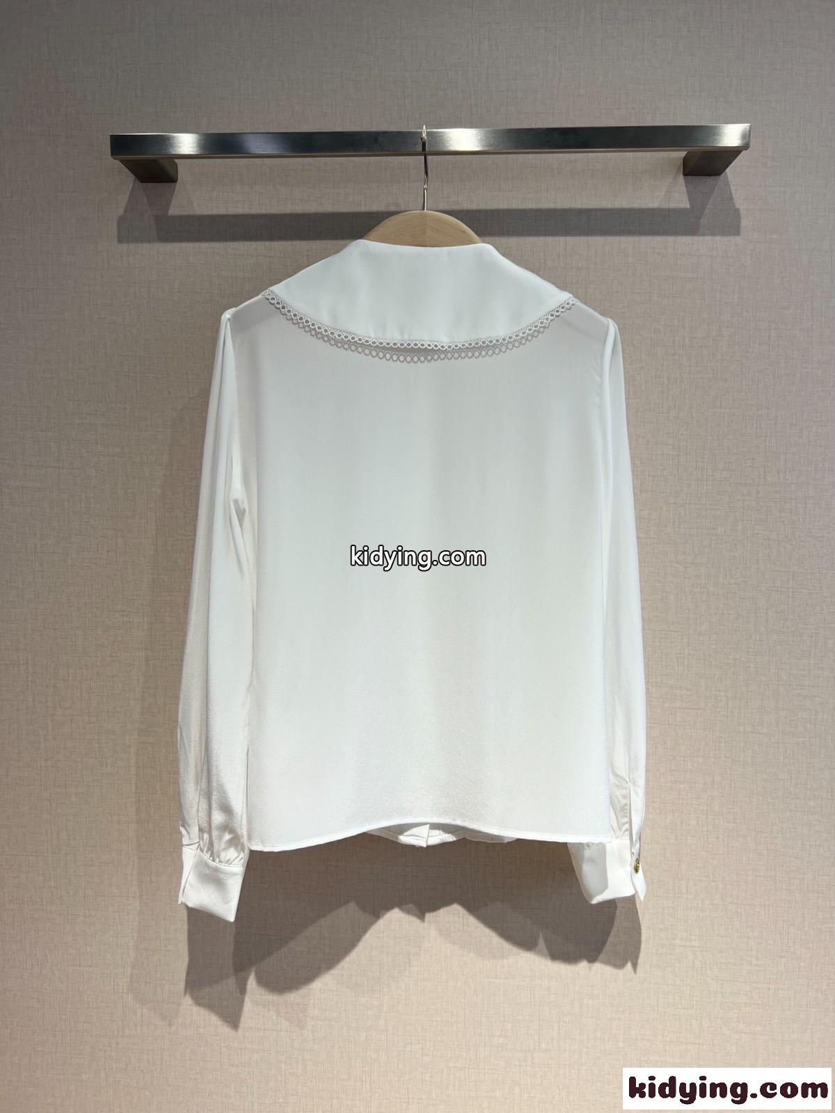 レディース ブラウス シンプル おしゃれ 着心地いい ミュウミュウ シャツ コピー 長袖 きれいめ 春夏 新作-1