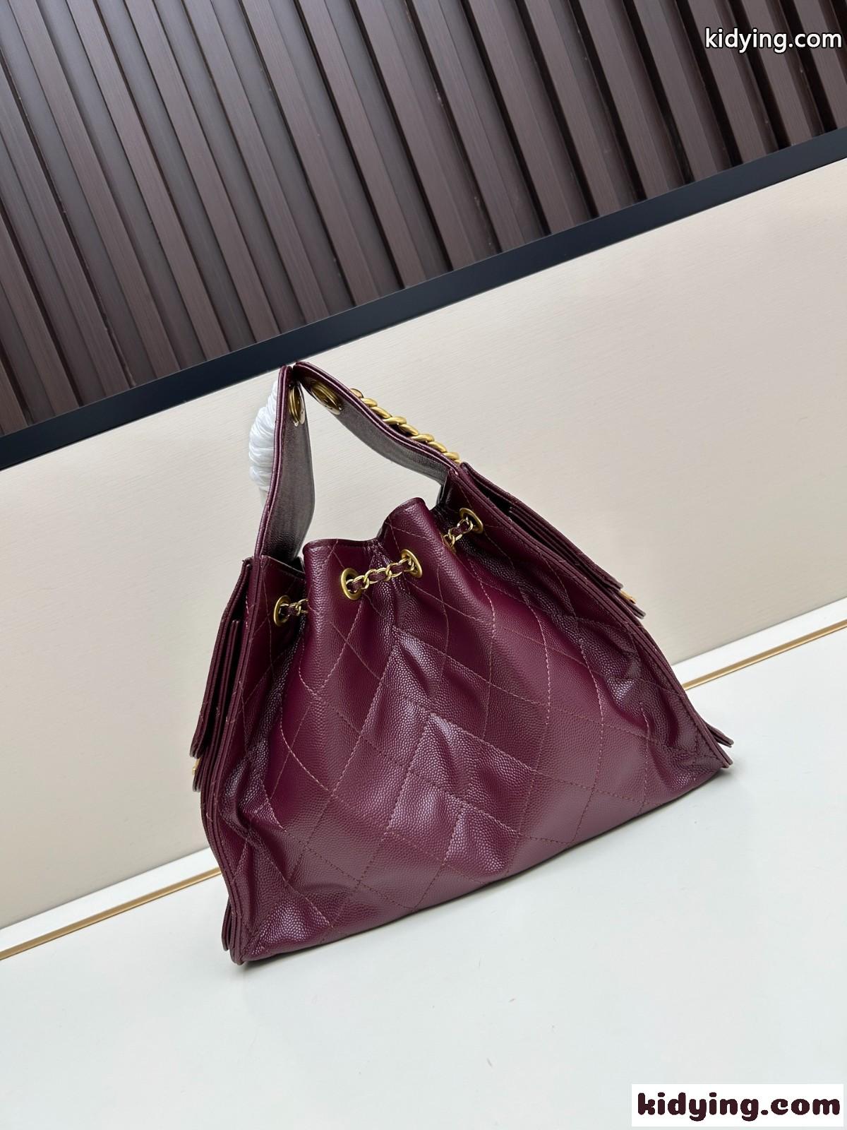 CHANEL25 ホーボーバッグ スモール シャネル バッグ コピー ワイン-1