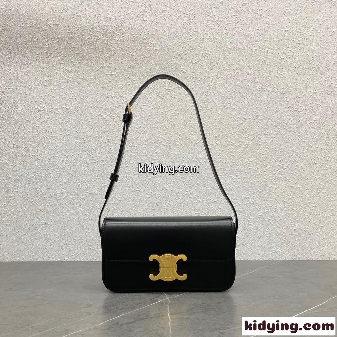 フェミニン 上品 トリオンフ ショルダーバッグ セリーヌ バッグ コピー レディース ブラック-1