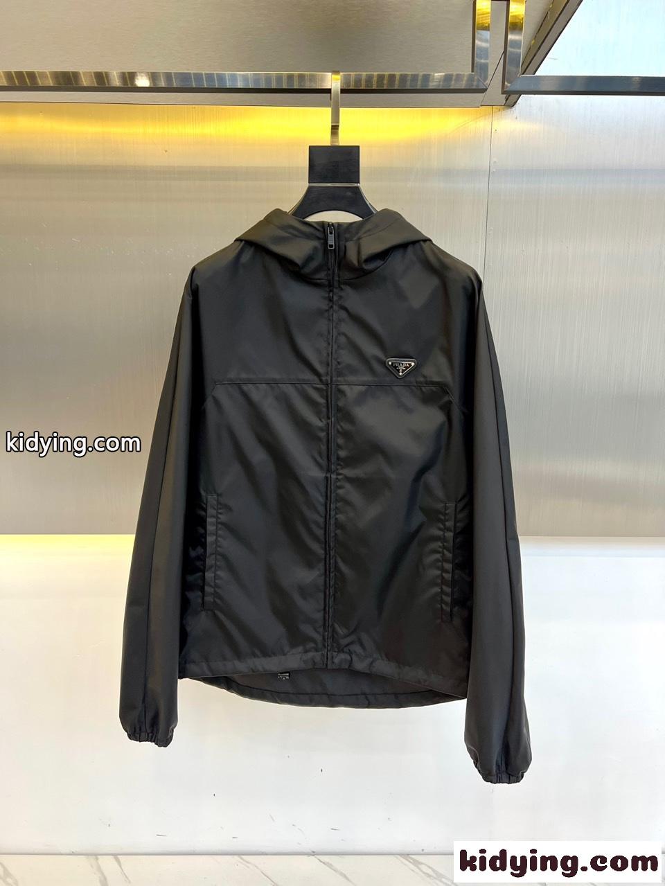 シンプル 上品 ジップアップジャケット プラダ ジャケット コピー アウター-0