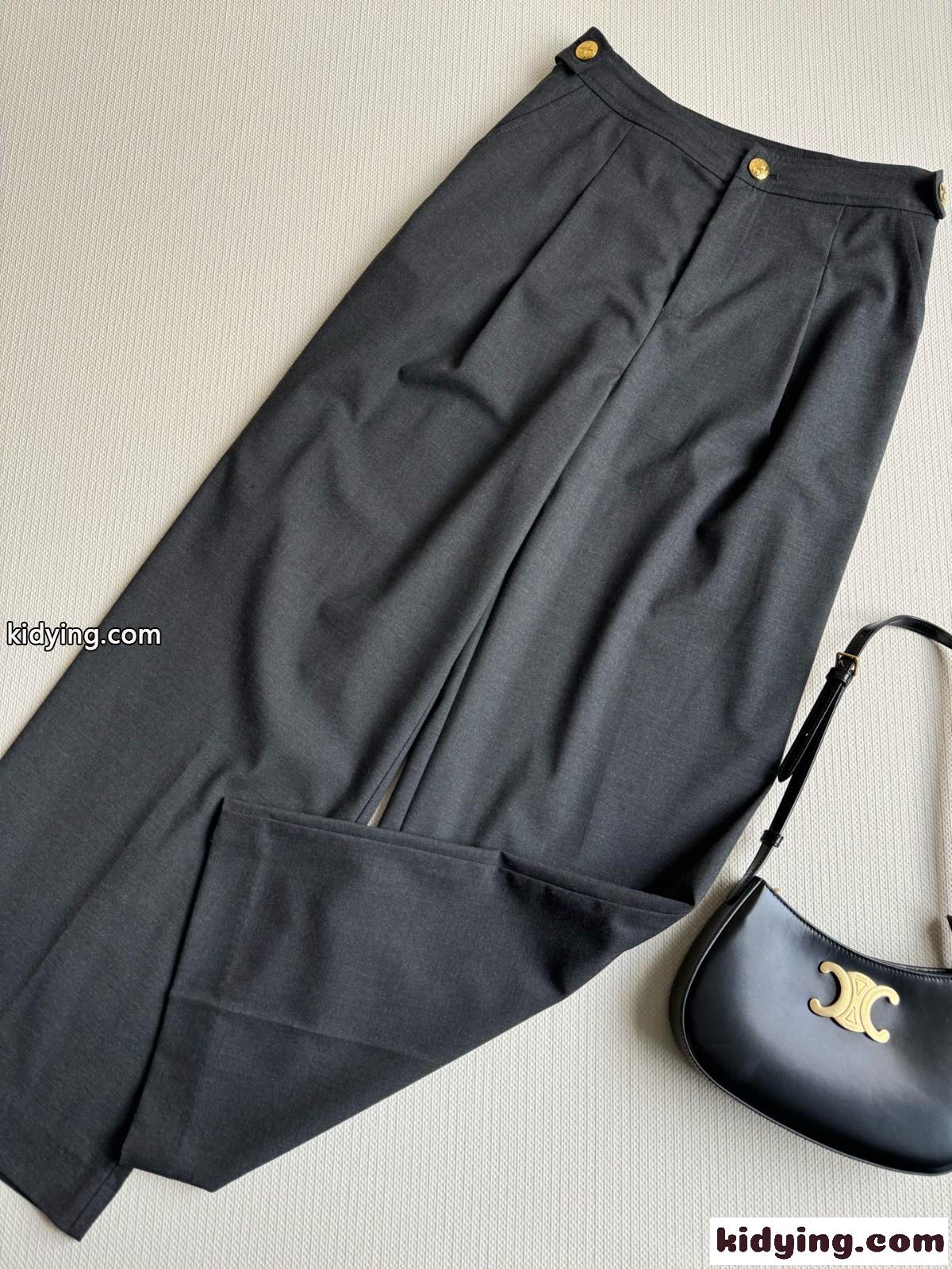 上品 フェミニン セリーヌ パンツ コピー ストレット スラックス-4