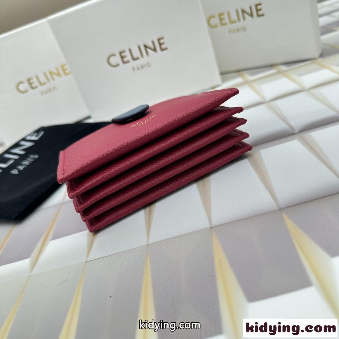 セリーヌ CELINE アコーディオン カードホルダー コピー 人気 ロゴ-1