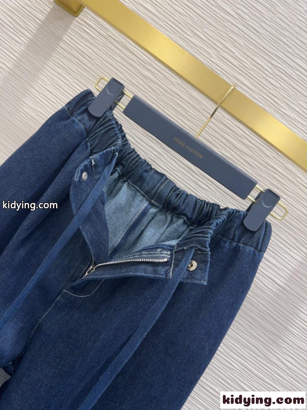 デニム キャロットパンツ ルイヴィトン ジーンズ コピー レディース-5