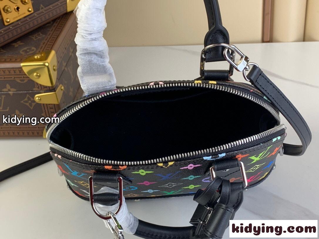 Louis Vuitton x 村上隆 LV × TM アルマ BB スーパーコピー M13078 ブラック-3
