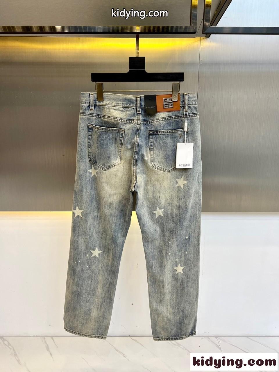 カジュアル 合わせやすい ジバンシィ ジーンズ 偽物 メンズ デニムパンツ-1