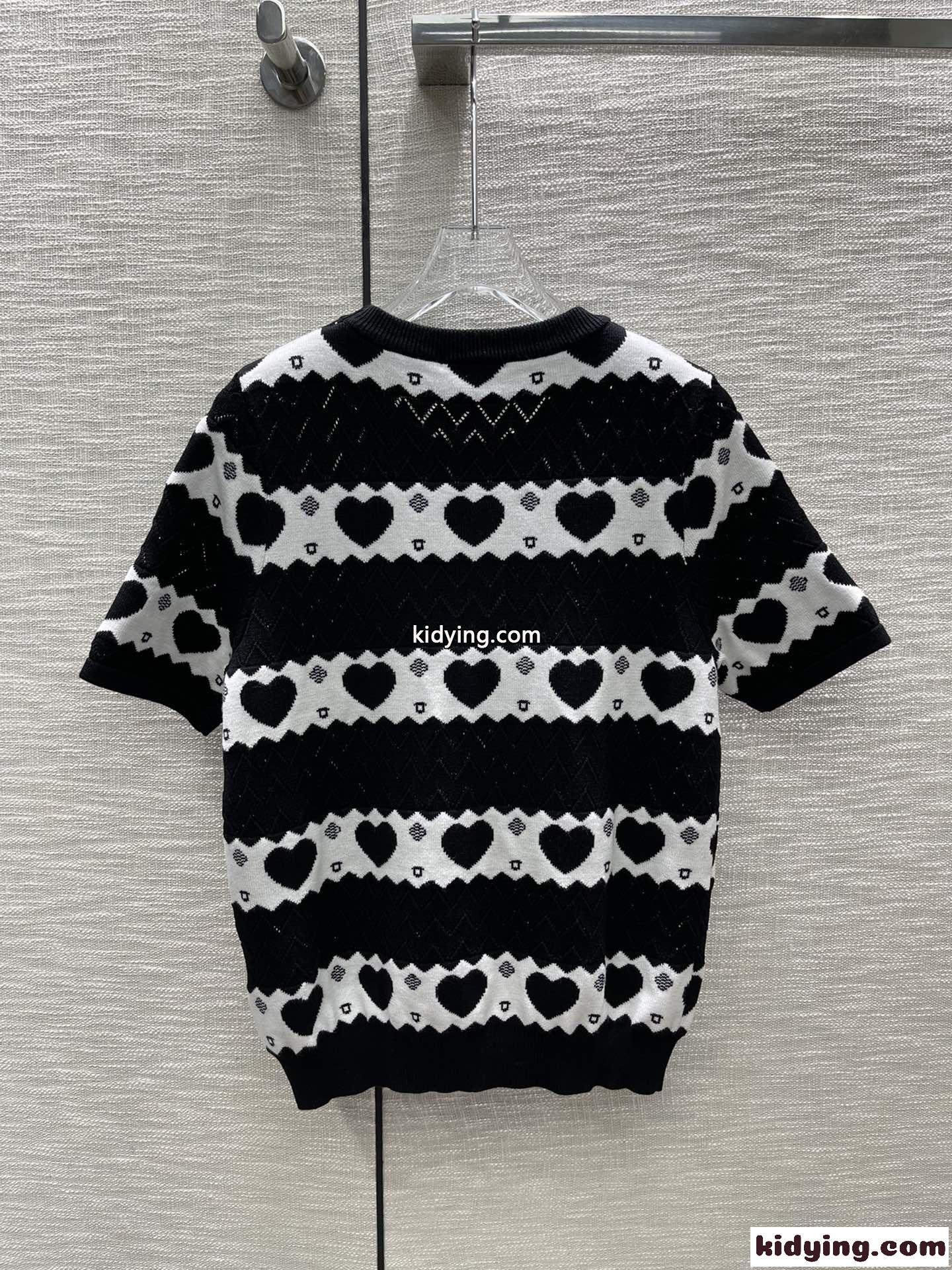 スウィート おしゃれ 春夏 レディース シャネル tシャツ コピー 半袖 着心地いい カットソー クルーネック-4