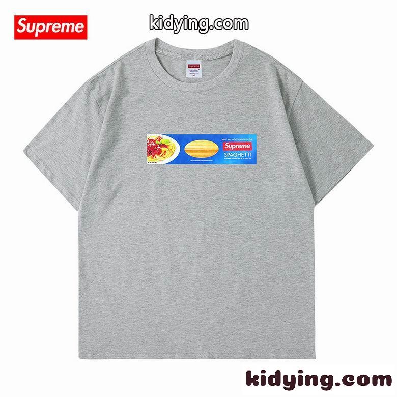 レディース メンズ 定番 人気 半袖 トップス ロゴ クルーネック シュプリーム tシャツ コピー ゆったり おしゃれ-10
