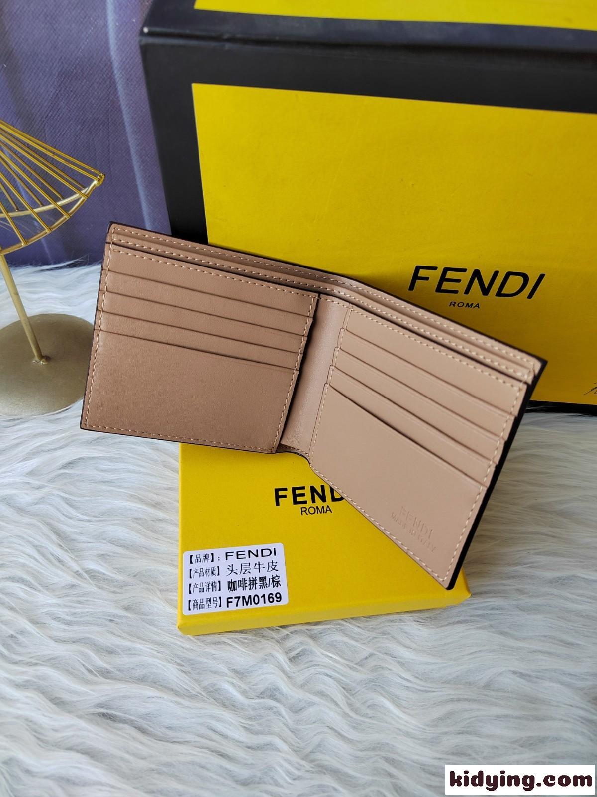 定番 フェンディ ダイアゴナル 財布 スーパーコピー 二つ折り財布 ウォレット-1
