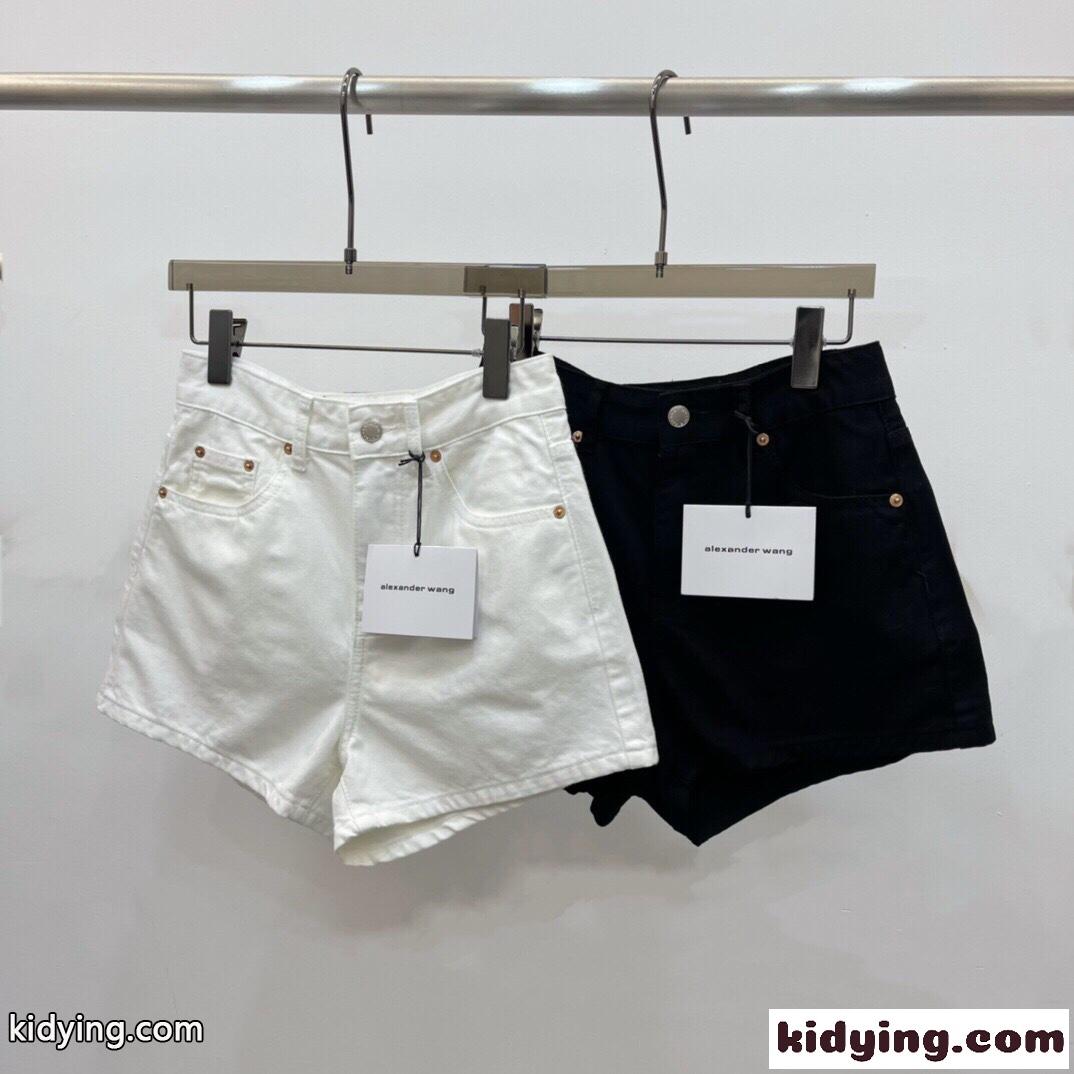 定番 合わせやすい デニム ショートパンツ アレキサンダーワング パンツ コピー レディース-0