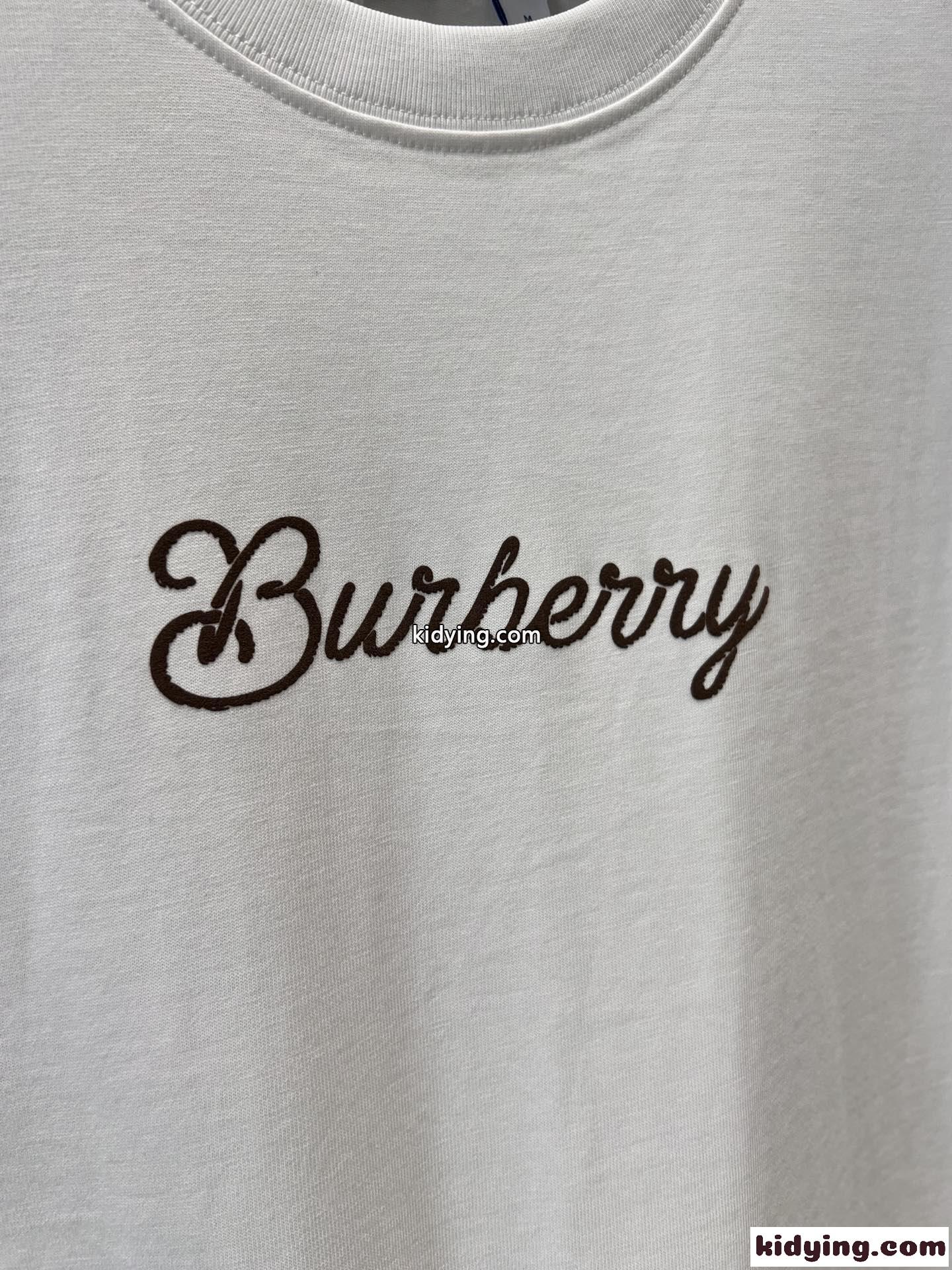 サーファー ナイト コットンTシャツ バーバリー 半袖Tシャツ コピー ホワイト-2