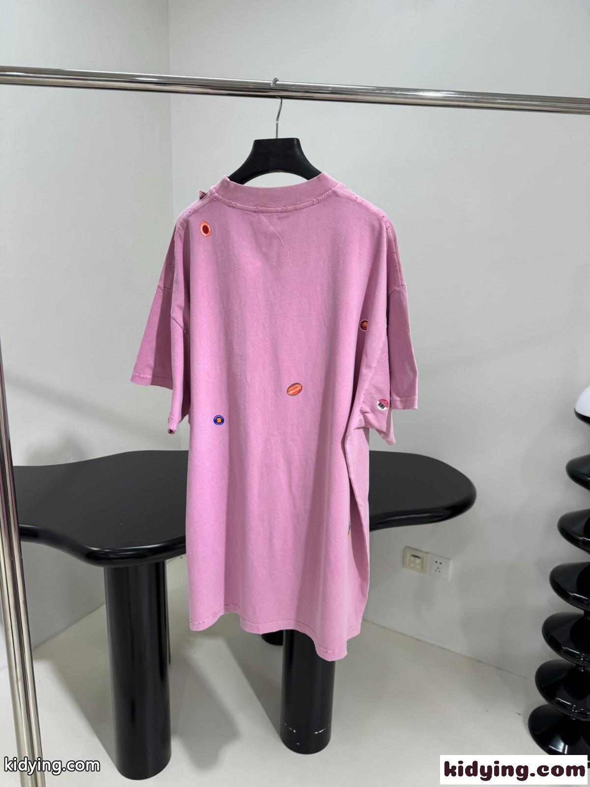 カジュアル お洒落 合わせやすい バレンシアガ Tシャツ 偽物 半袖Tシャツ-1