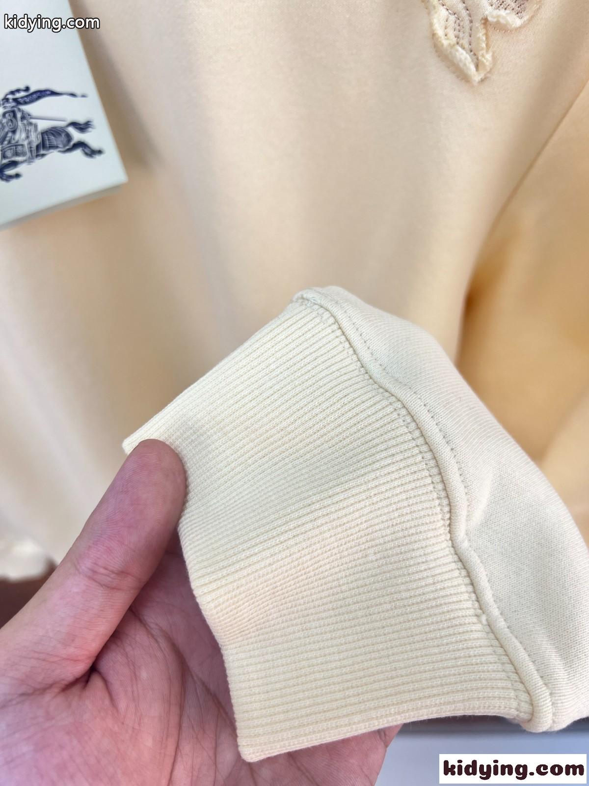 コットン スウェットシャツ バーバリー Tシャツ コピー ベージュ-3