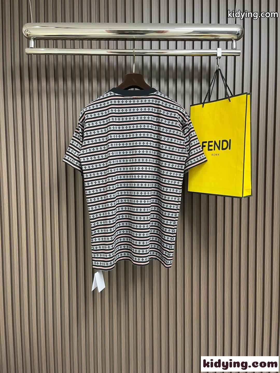 おしゃれ 総柄 半袖Tシャツ クロムハーツ Tシャツ 偽物 クルーネック-2