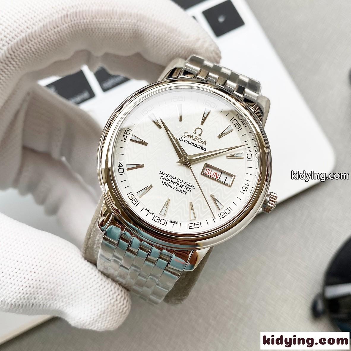 ​2021最新型 オメガ-OMEGA メンズ腕時計 オメガ 腕時計 コピー 純正輸入シチズン8205全自動機械ムーブメント 性能安定 サファイアガラス鏡面-4