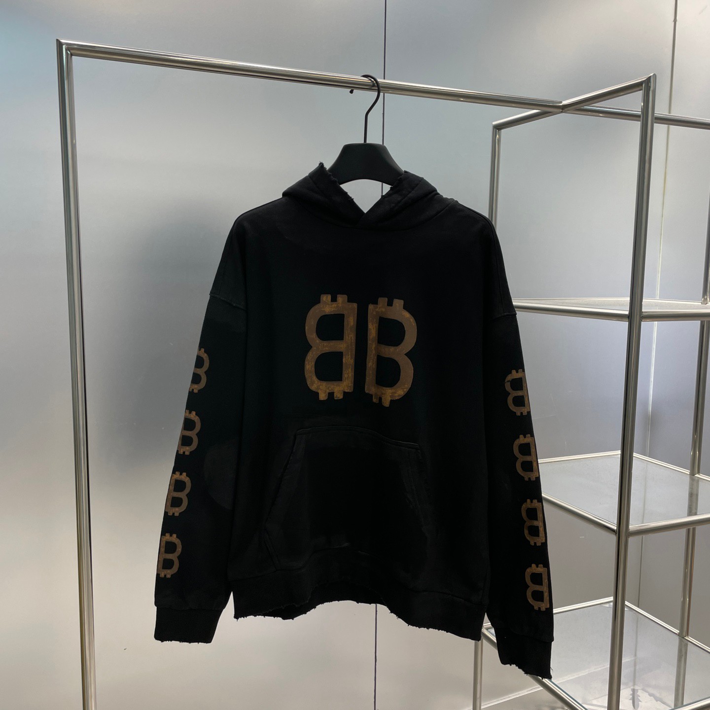 定番 おしゃれ バレンシアガ CRYPTO HOODIE コピー パーカー ユニセックス-2
