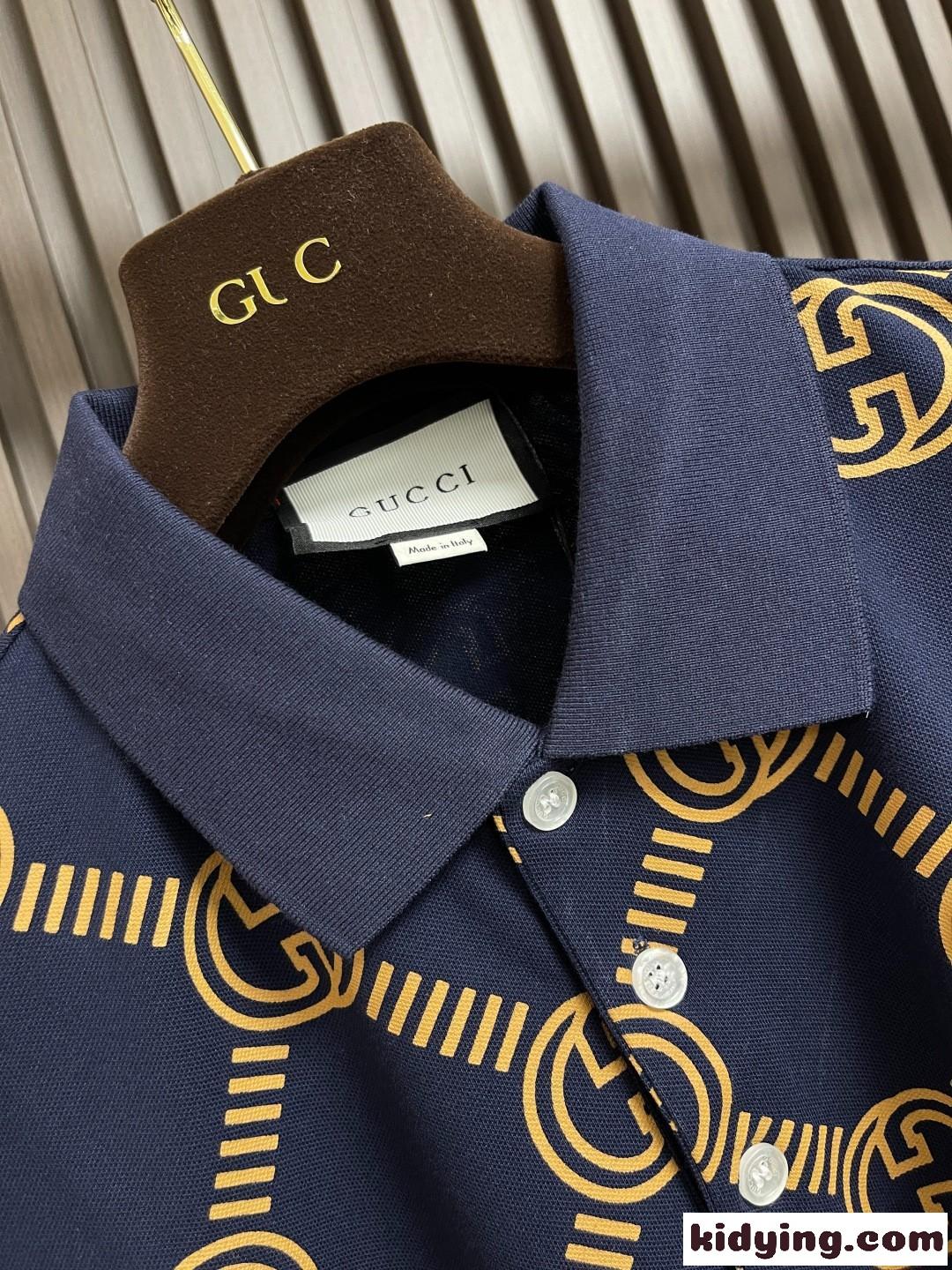 カジュアル GG ポロシャツ グッチ Tシャツ 偽物 メンズ 半袖トップス-4