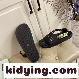 Off-Whiteクラシックシリーズの男物サンダルで オフホワイトの靴 コピー 矢印の向きは決して幕を閉じないトレンドの風向標である-0