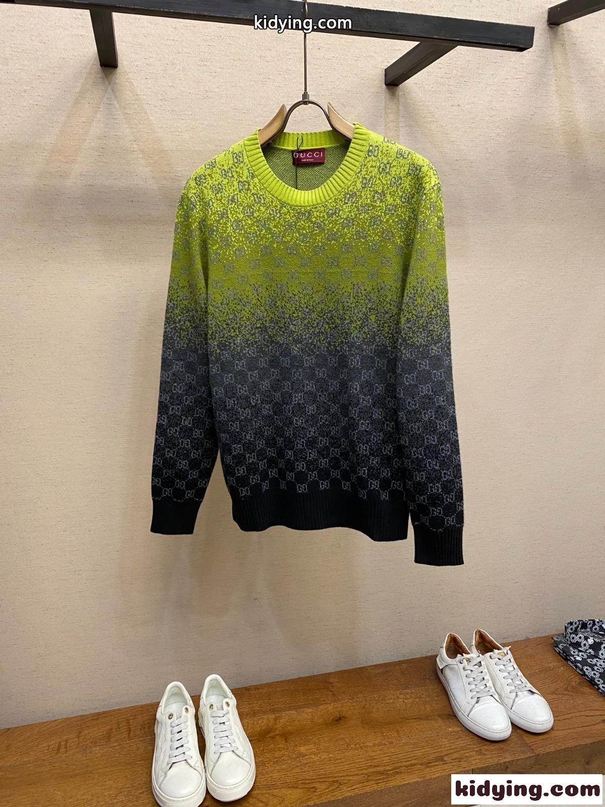 グラデーション GG ニットセーター グッチ セーター 偽物 プルオーバー トップス-2