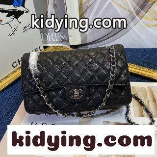 シャネル キャビアの牛革柄 金ボタン シャネル バッグ 人気 色コピー 人気現物のChanel Classic Flap限定-0