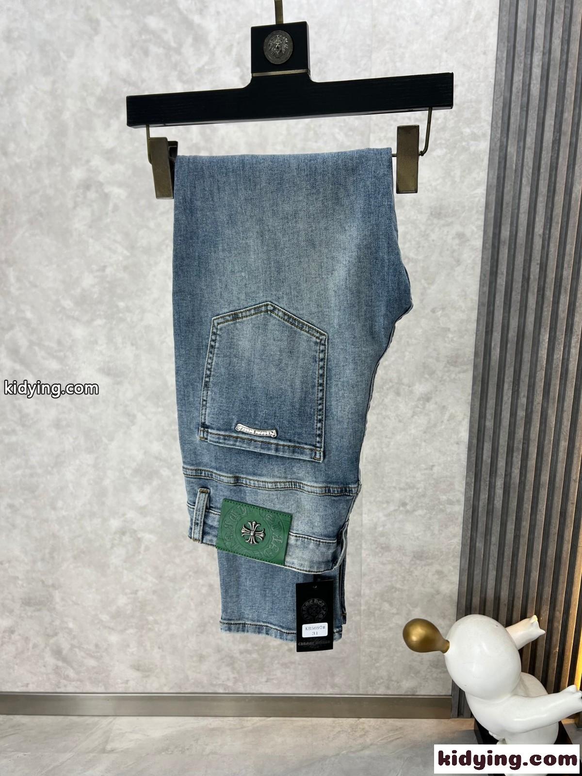 定番 合わせやすい クロムハーツ ジーンズ コピー メンズ デニムパンツ-3