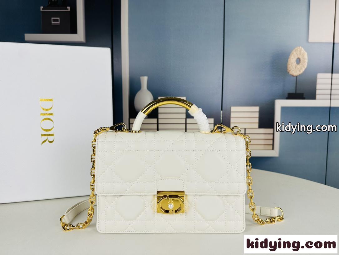 Dior Ange バッグ ミディアム クリスチャン・ディオール バッグ コピー ホワイト-0