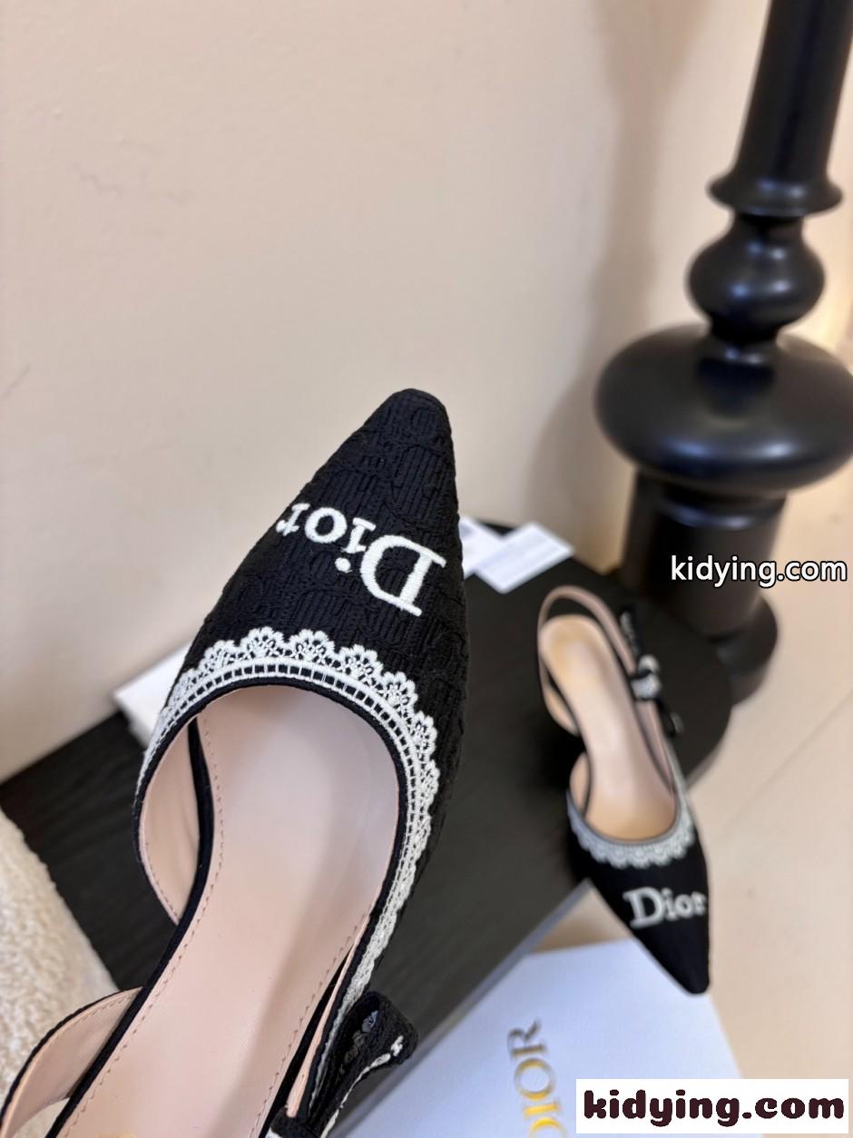 JAdior スリングバックパンプス クリスチャン・ディオール パンプス コピー ブラック-0