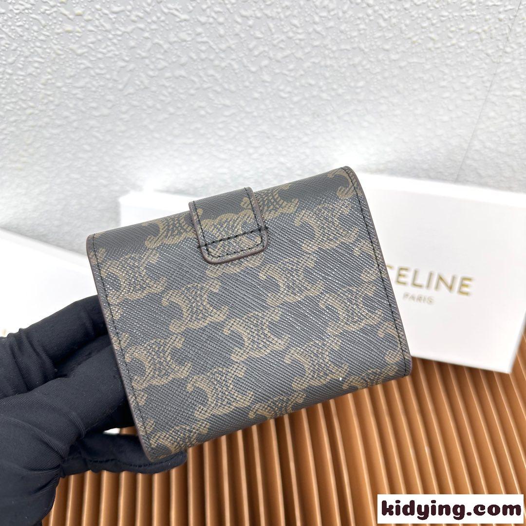 ファインウォレット CELINE ヴィクトワール セリーヌ 財布 コピー トリオンフキャンバス-1