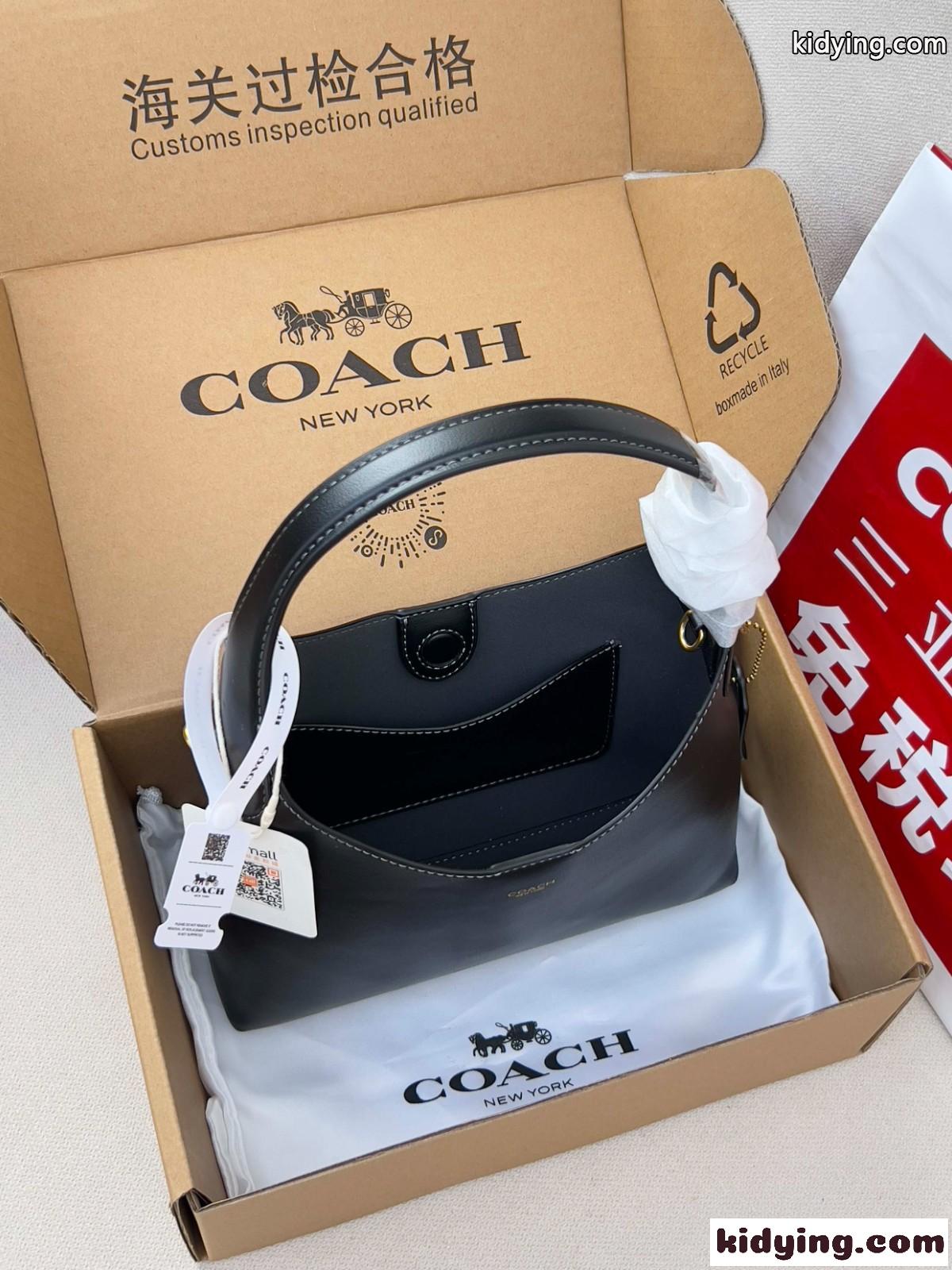 ブルックリン ショルダー バッグ 23 コーチ バッグ スーパーコピー ブラック-3