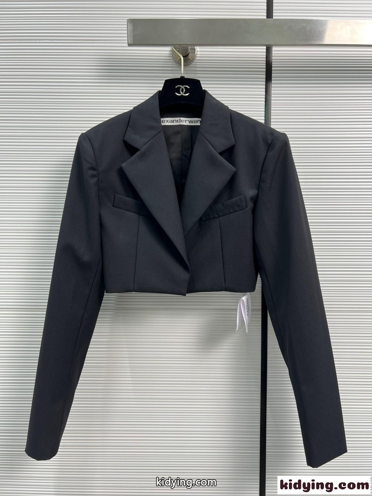 洗練された フェミニン アレキサンダーワング ジャケット コピー クロップド-0