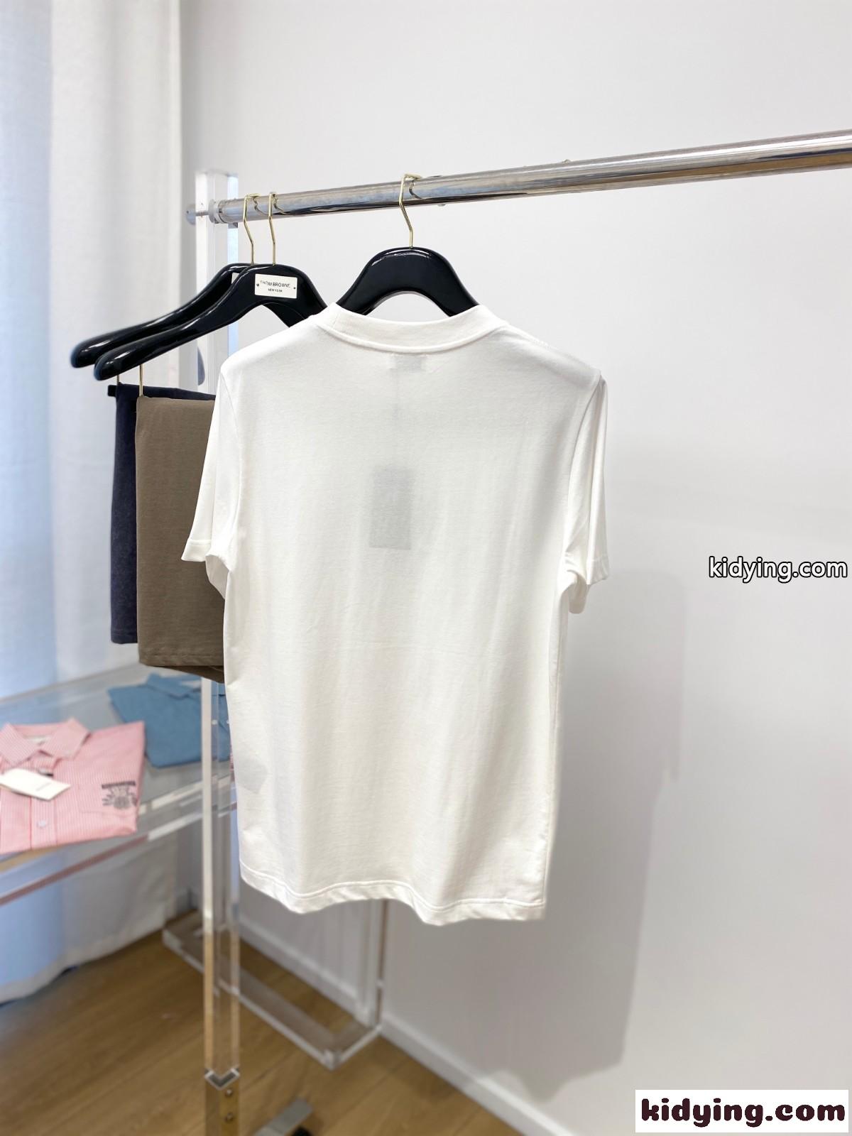 イヴ・サンローラン Tシャツ コピー シンプル 合わせやすい クルーネック 半袖 ホワイト-2