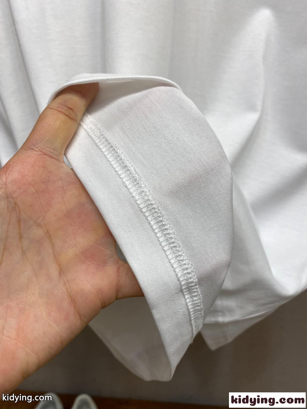 ベーシック ロゴ クルーネック コットン 長袖Tシャツ セリーヌ Tシャツ コピー ホワイト-3