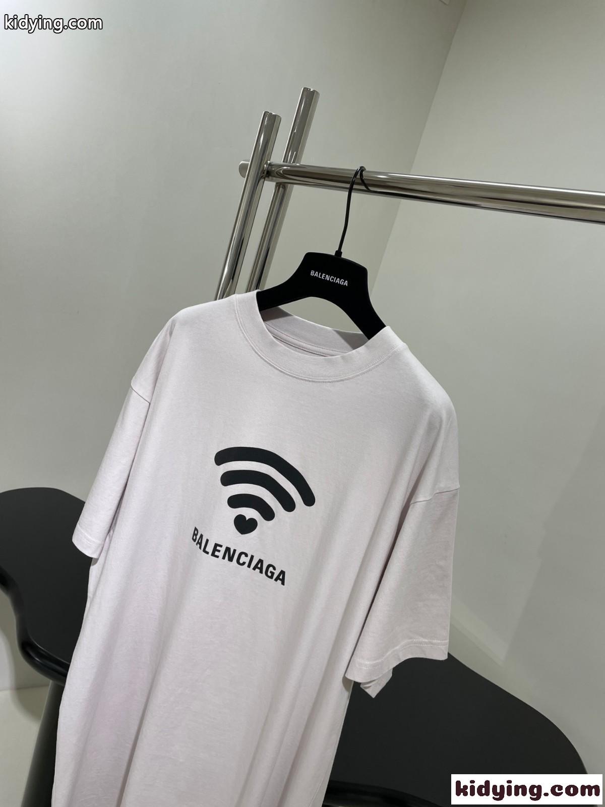 カジュアル バレンシアガ 半袖Tシャツ コピー オーバーサイズ Tシャツ ユニセックス ホワイト-2