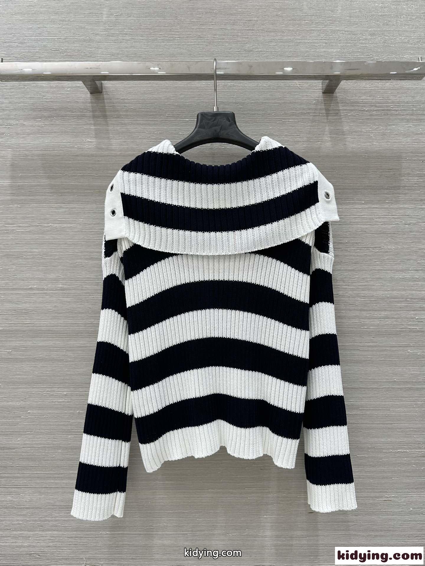 Dior Marinière セーター クリスチャン・ディオール セーター コピー ストライプ-4