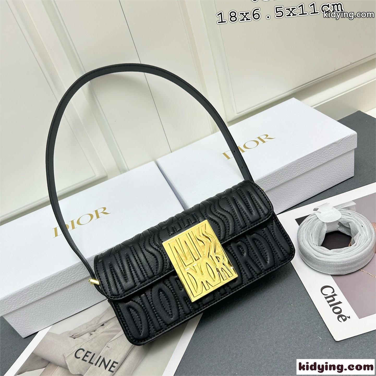 Miss Dior フラップバッグ クリスチャン・ディオール バッグ コピー ブラック-0