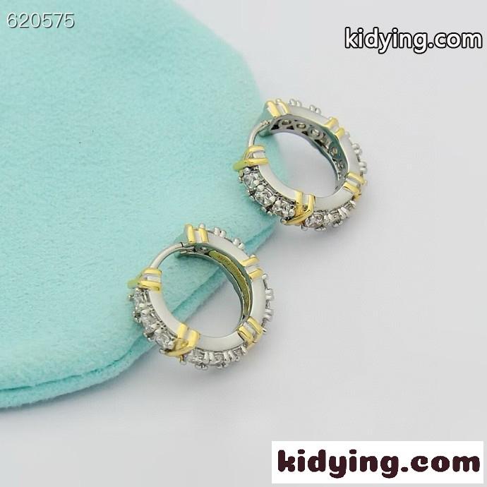 Jean Schlumberger by Tiffany 20 ストーン フープ ピアス 偽物-1