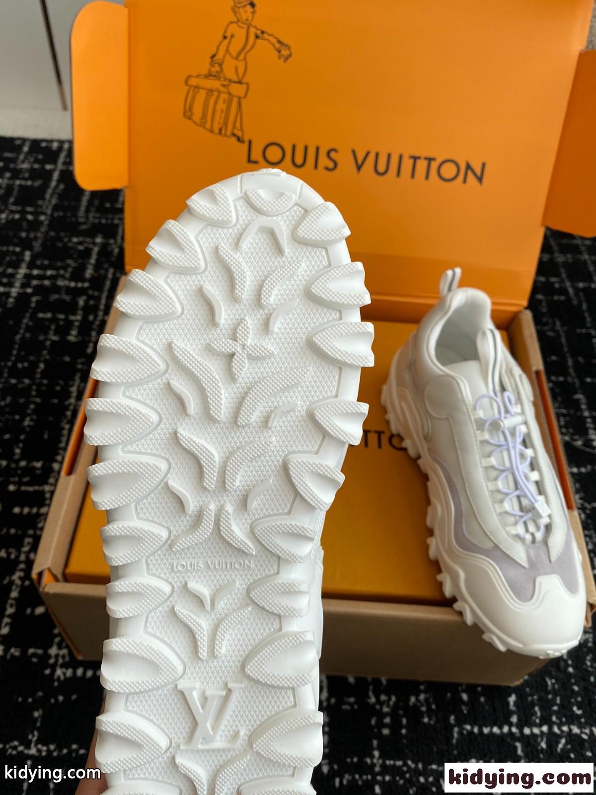 人気 お洒落 LV ラッシュ・ライン スニーカー ルイヴィトン スーパーコピー レディース-4
