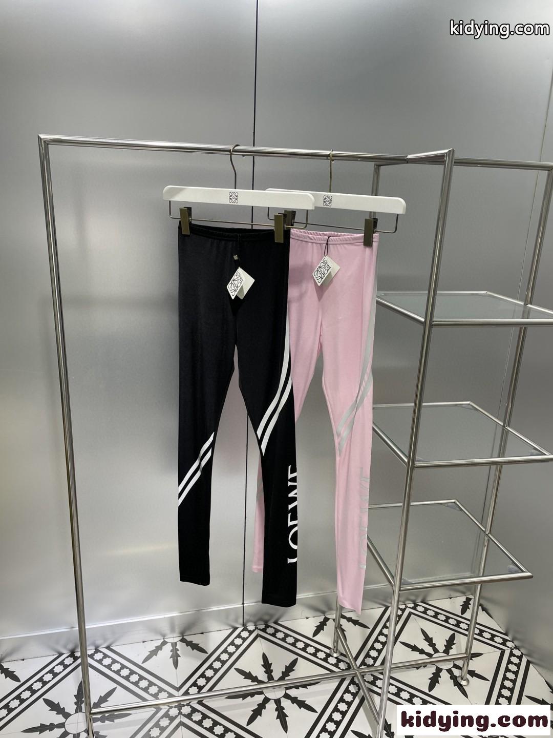 ヨガパンツ トレニング レディース タイト ウエストゴム ロエベ カジュアルパンツ コピー ストレッチ 動きやすい-2
