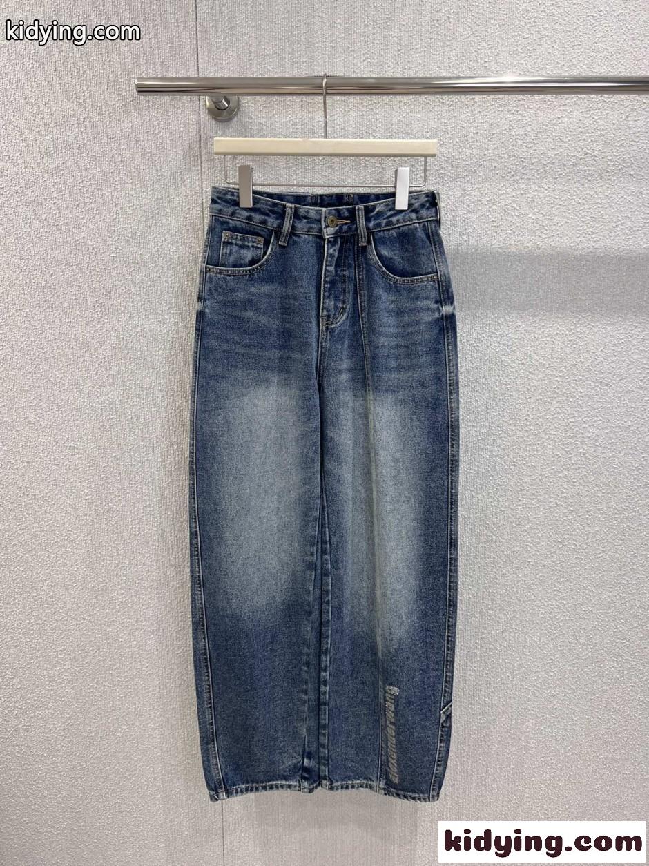 スタイリッシュ 合わせやすい デニムパンツ アレキサンダーワング ジーンズ 偽物-1